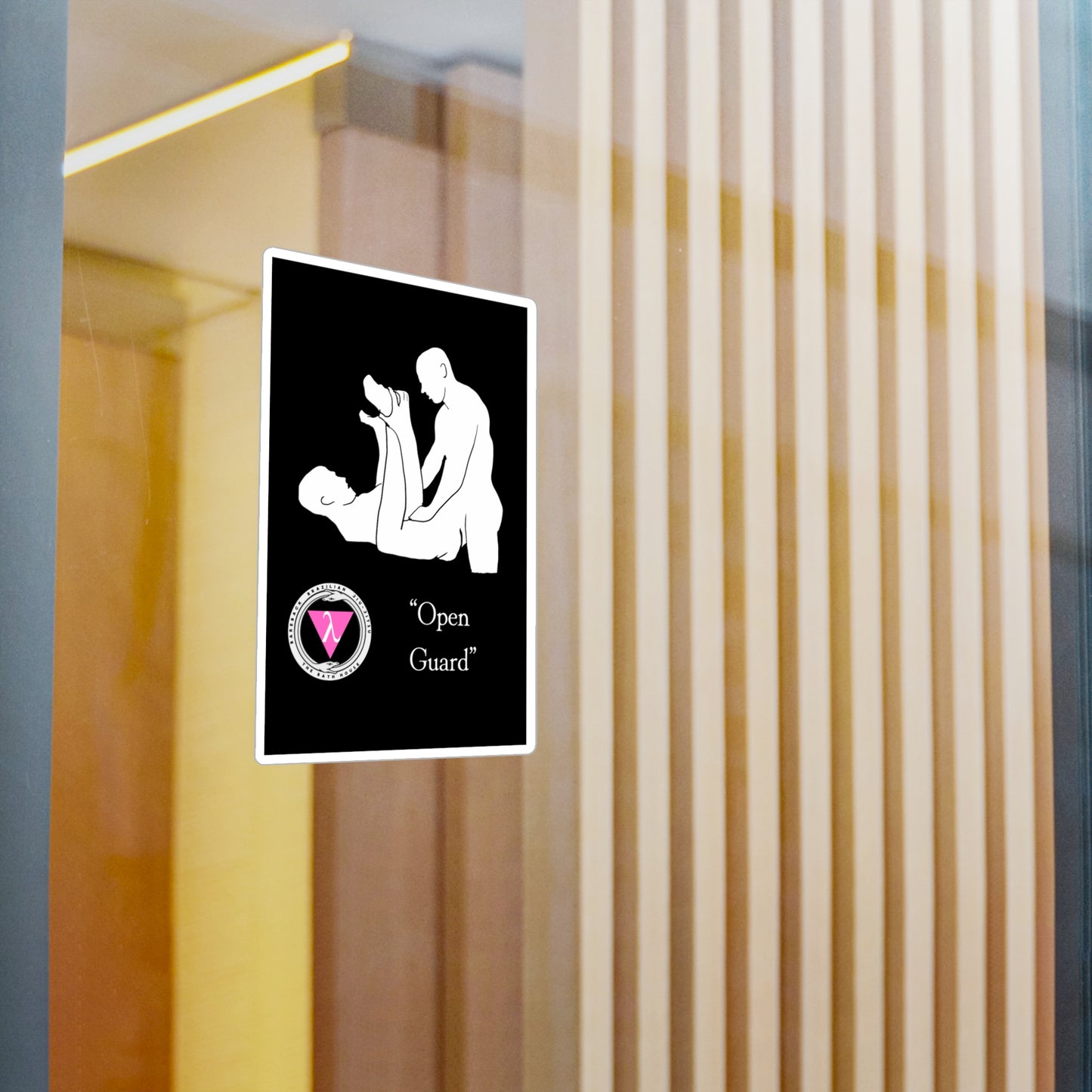 The Bath House BBBJJ "Open Guard" Kiss-Cut Vinyl Decal