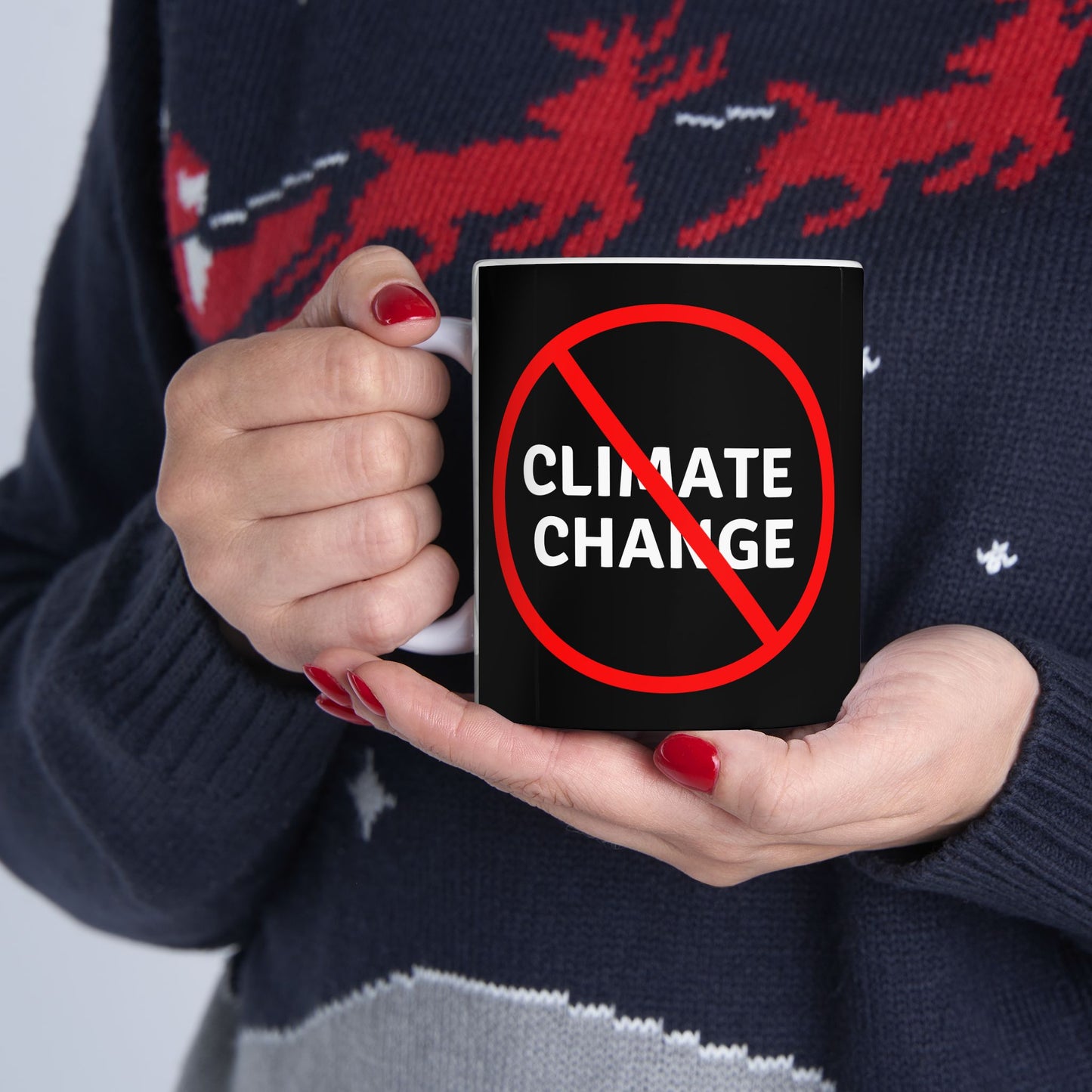 No Climate Change Mug