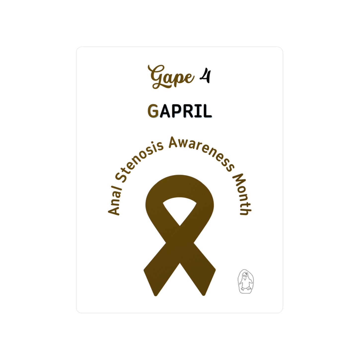 Gape 4 Gapril Vinyl Decals