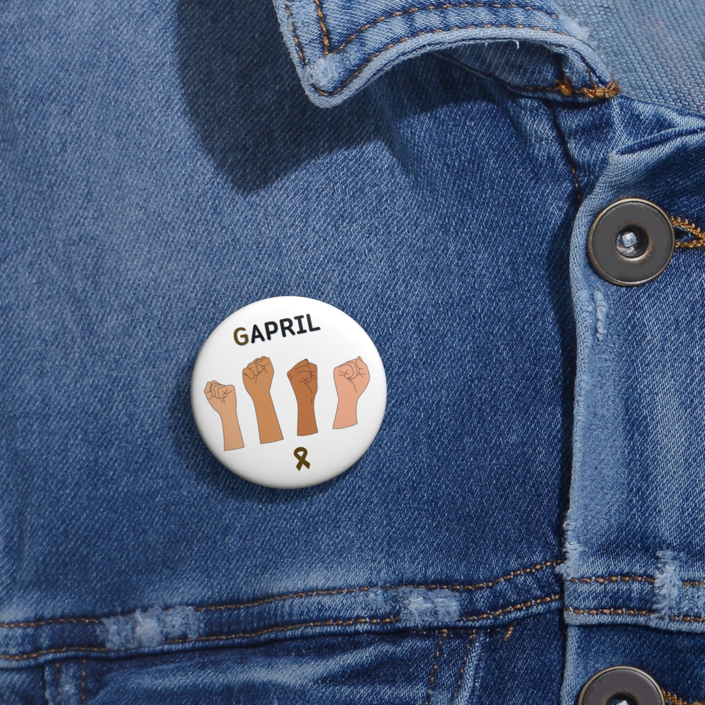 Gapril Button