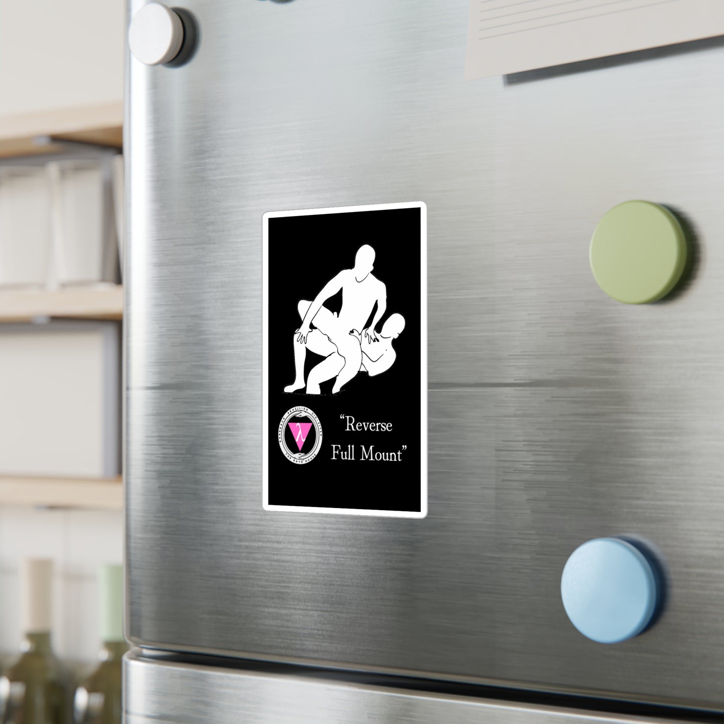 The Bath House BBBJJ "Reverse Full Mount" Kiss-Cut Vinyl Decal