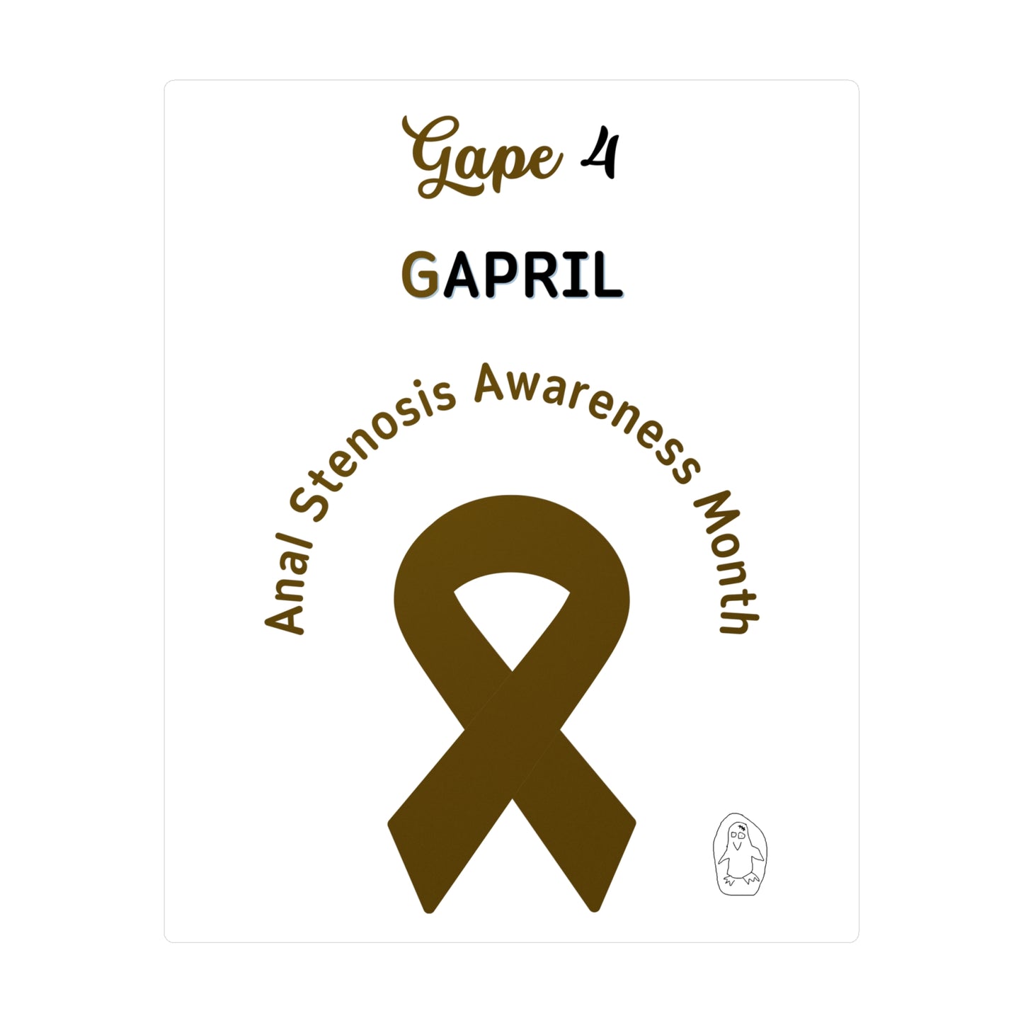 Gape 4 Gapril Vinyl Decals