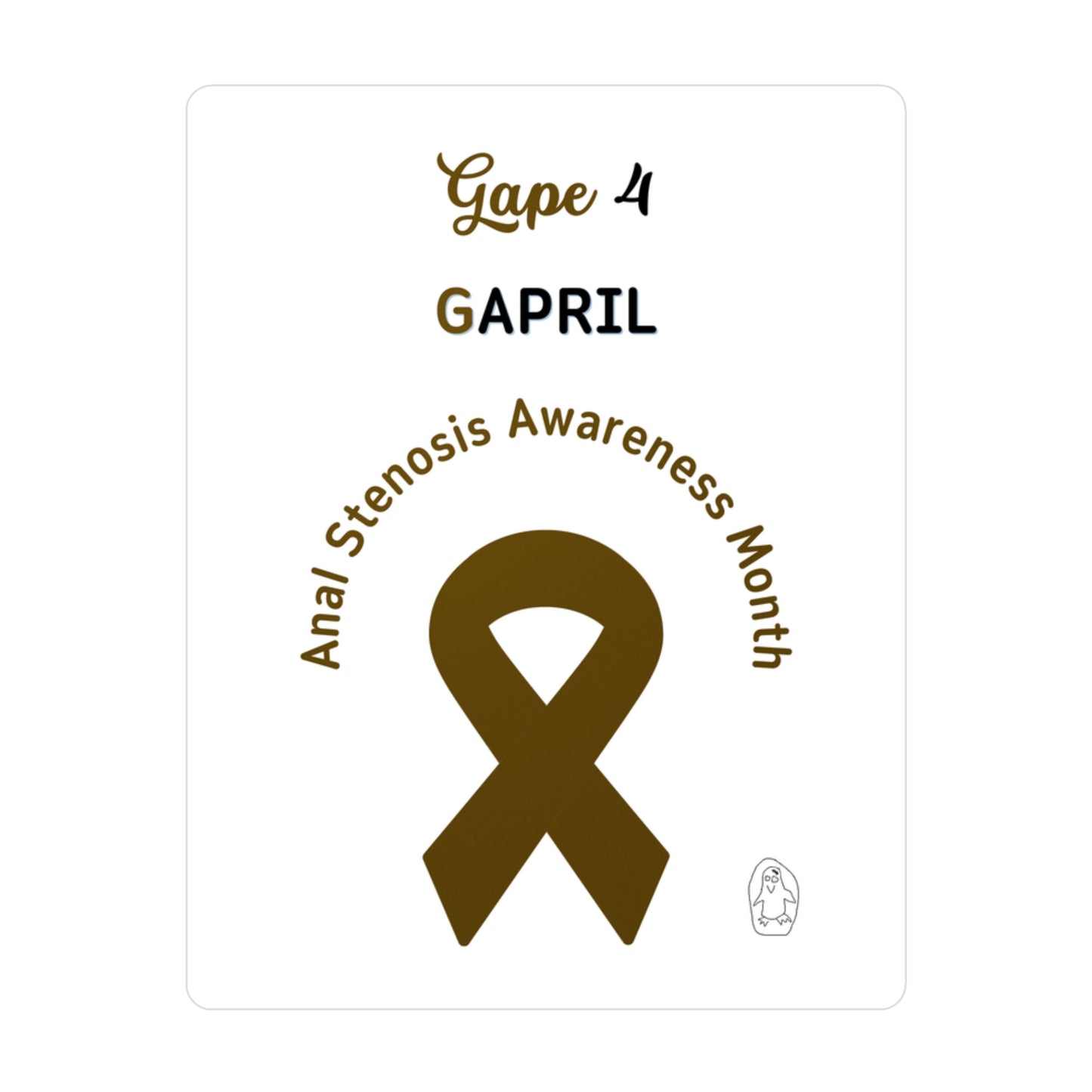 Gape 4 Gapril Vinyl Decals
