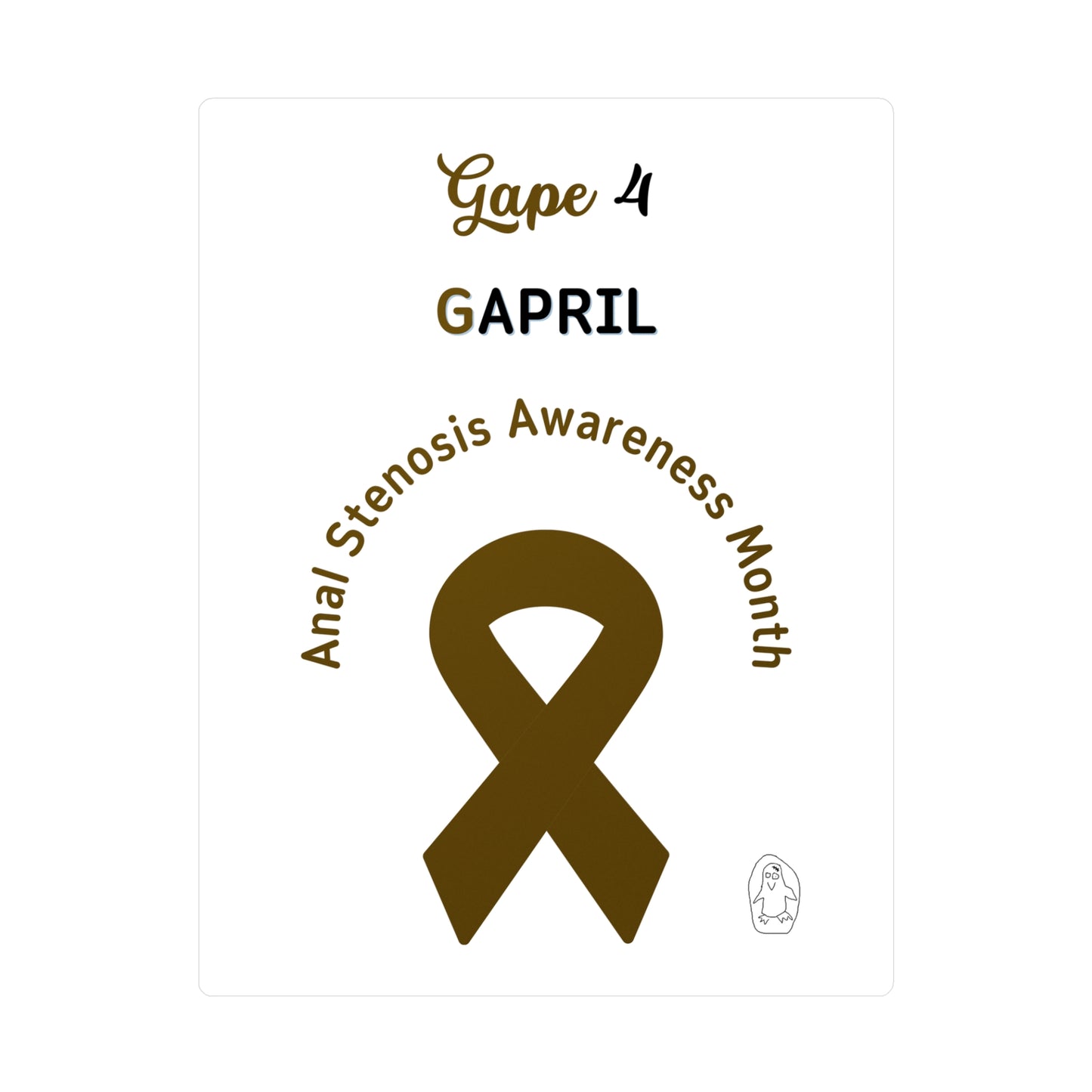 Gape 4 Gapril Vinyl Decals