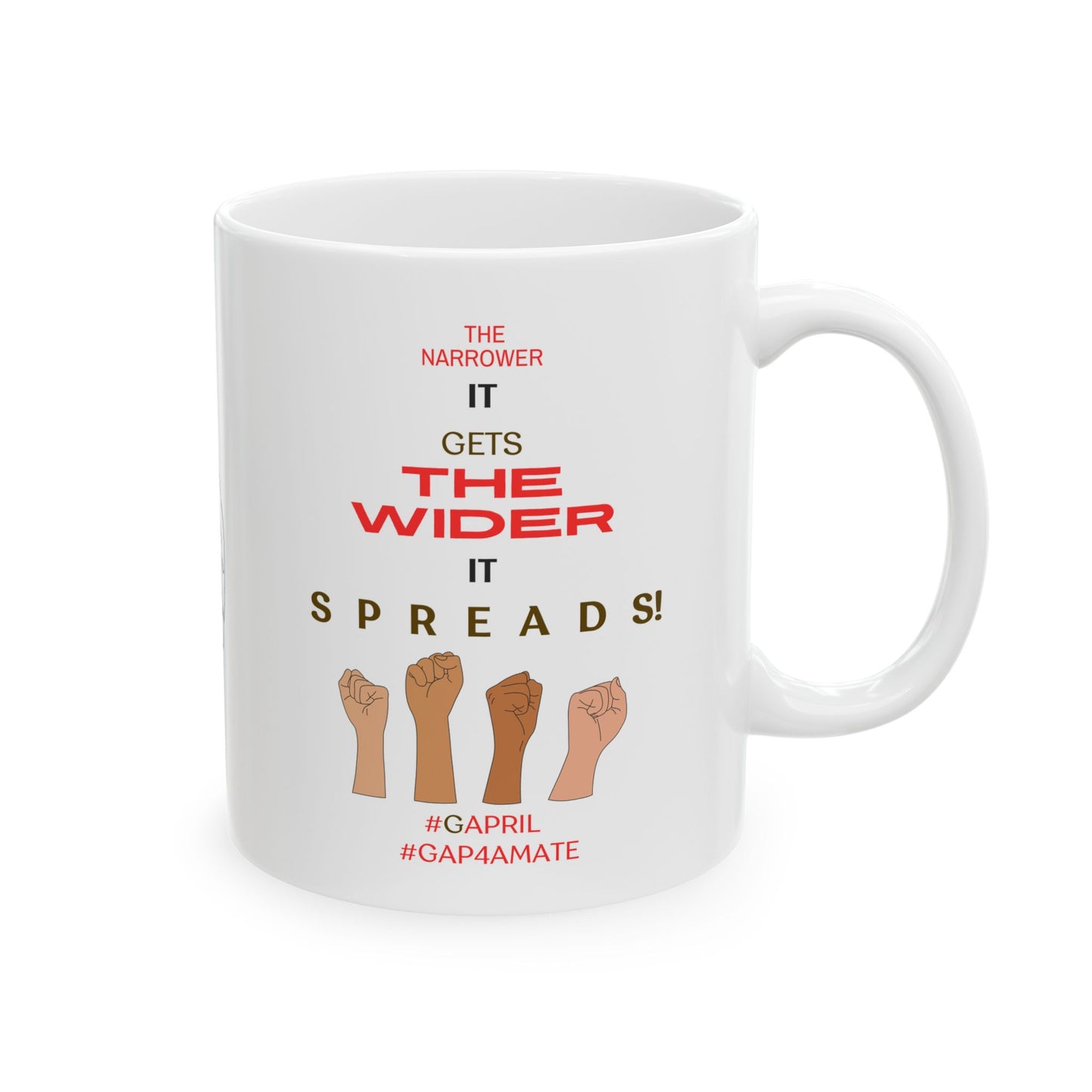 The Narrower It Gets Ceramic Mug