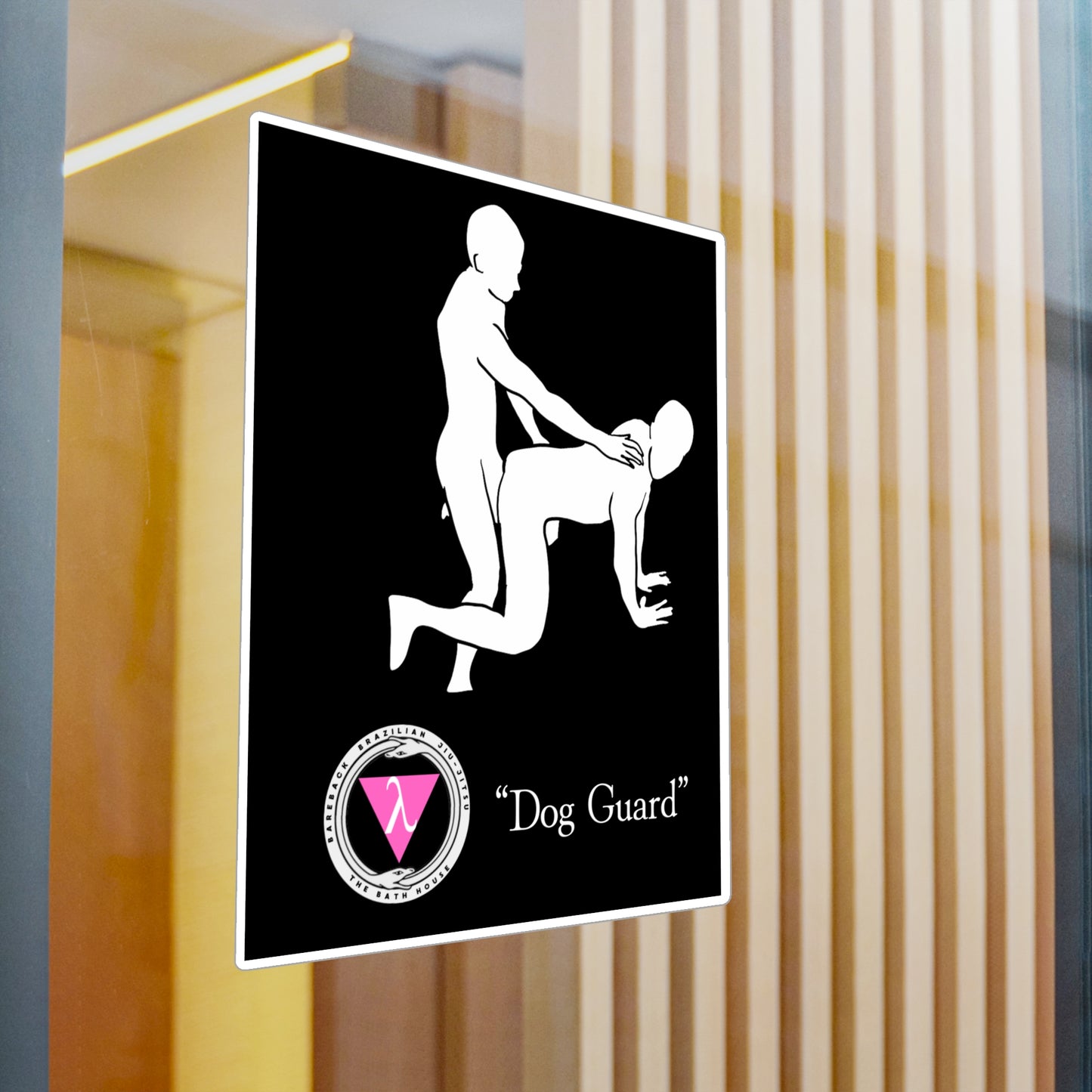 The Bath House BBBJJ "Dog Guard" Kiss-Cut Vinyl Decal