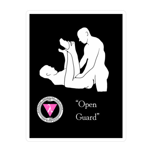 The Bath House BBBJJ "Open Guard" Kiss-Cut Vinyl Decal