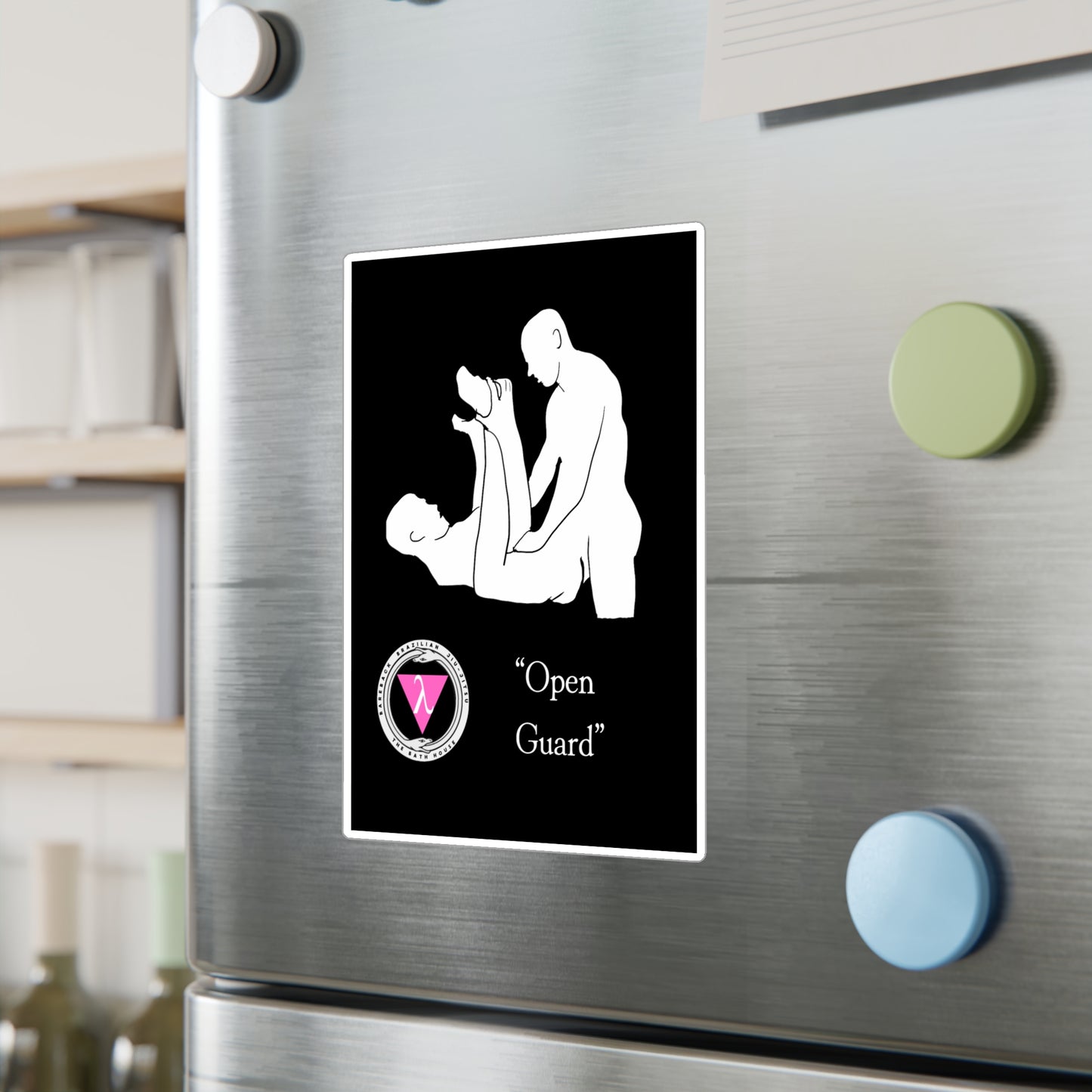 The Bath House BBBJJ "Open Guard" Kiss-Cut Vinyl Decal
