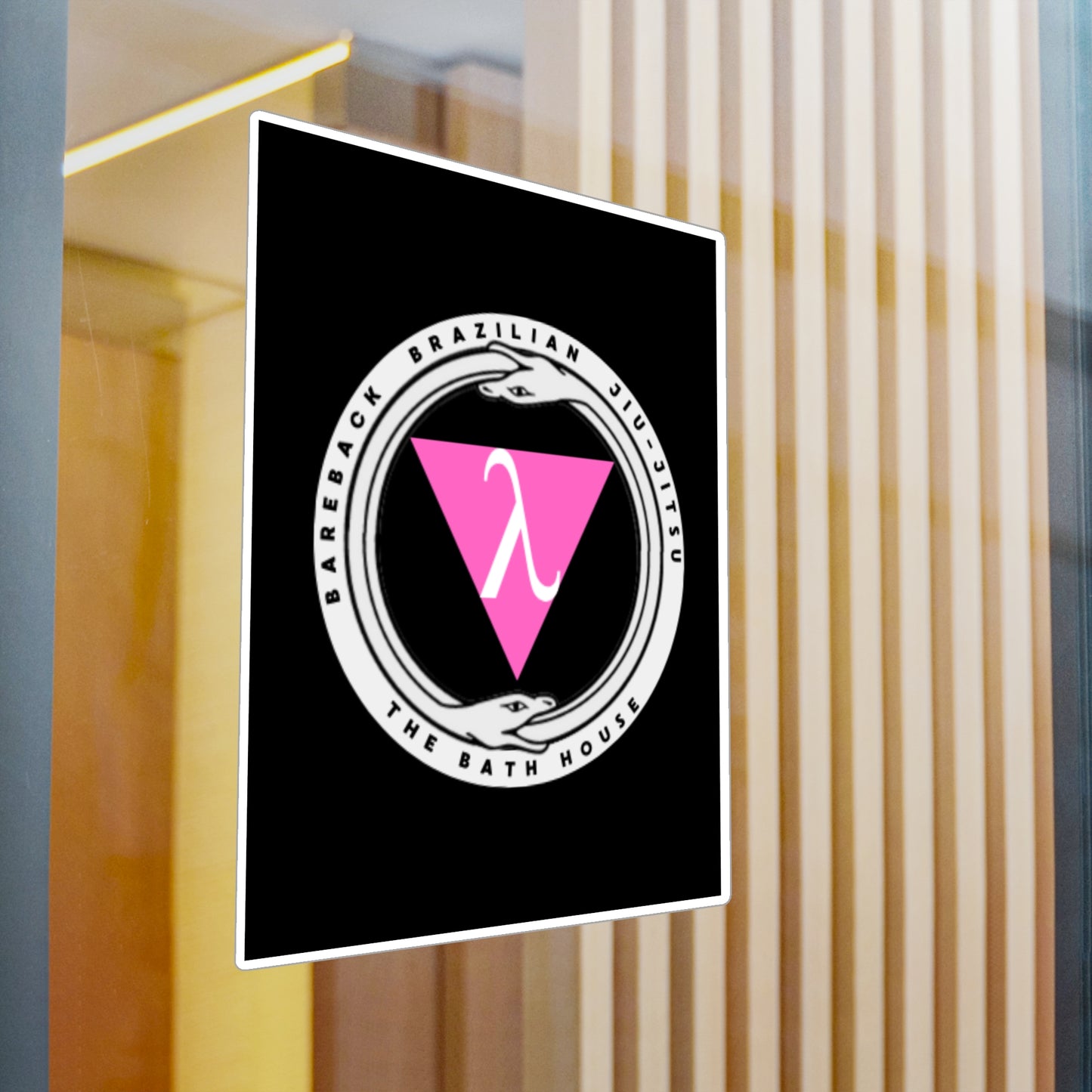 The Bath House BBBJJ Logo Kiss-Cut Vinyl Decal