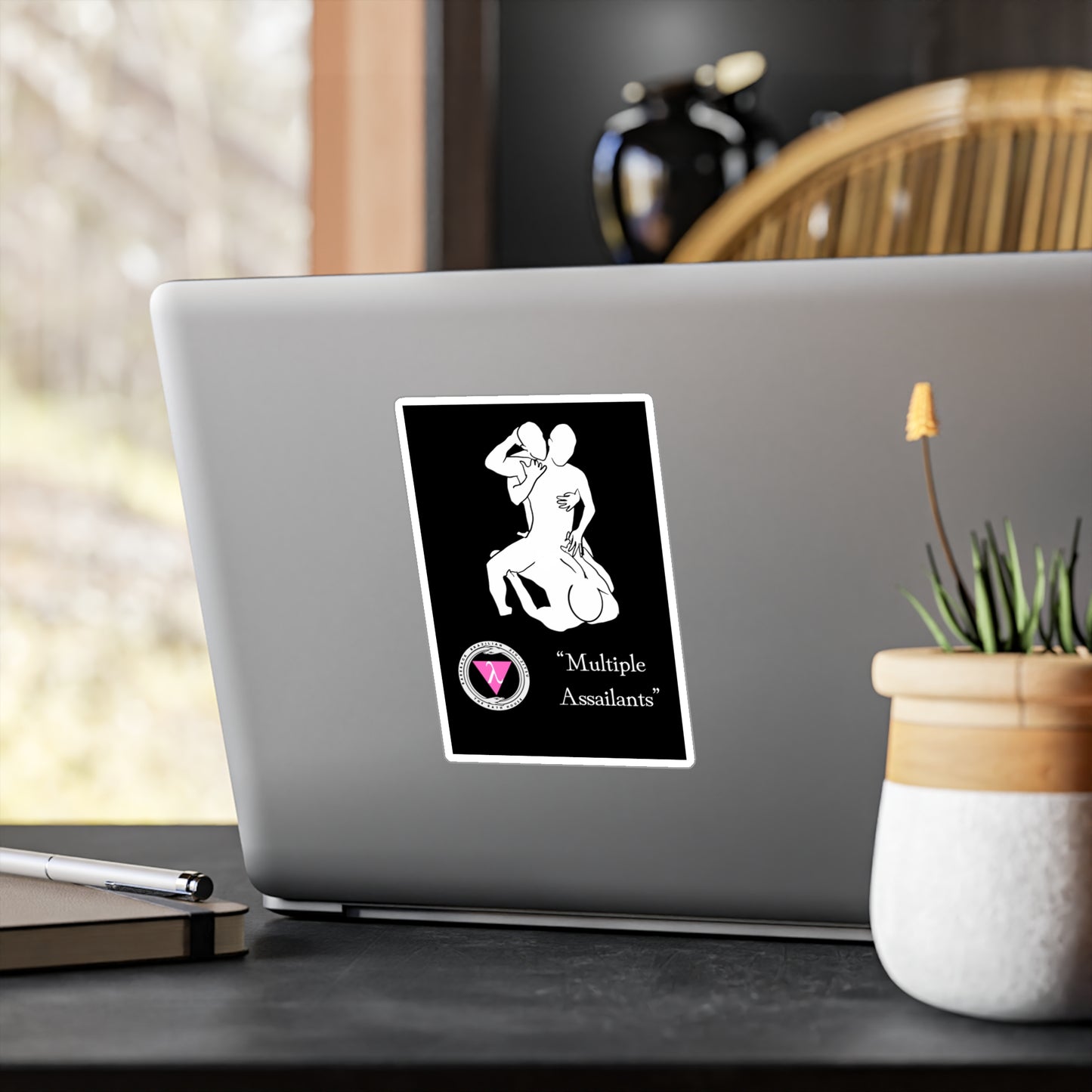 The Bath House BBBJJ "Multiple Assailants" Kiss-Cut Vinyl Decal