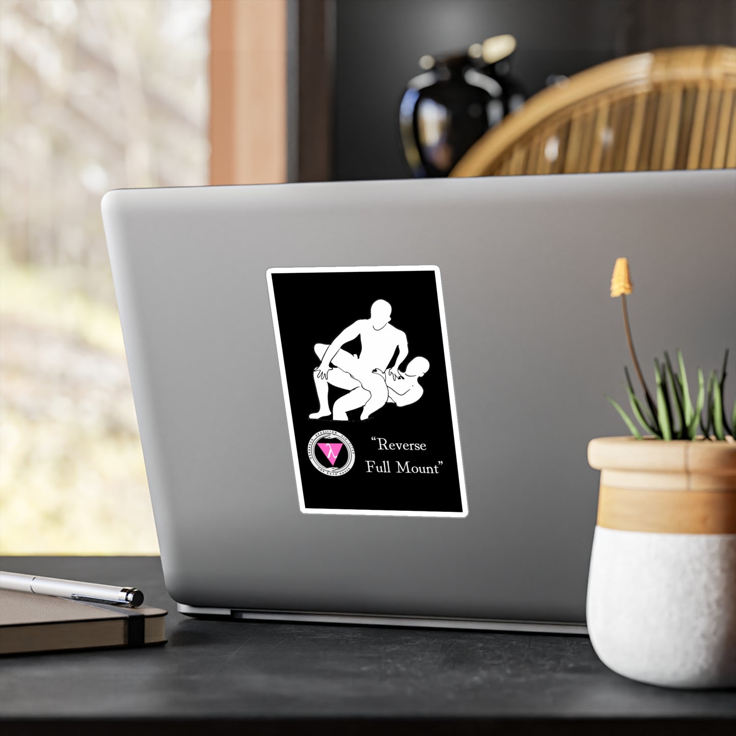 The Bath House BBBJJ "Reverse Full Mount" Kiss-Cut Vinyl Decal