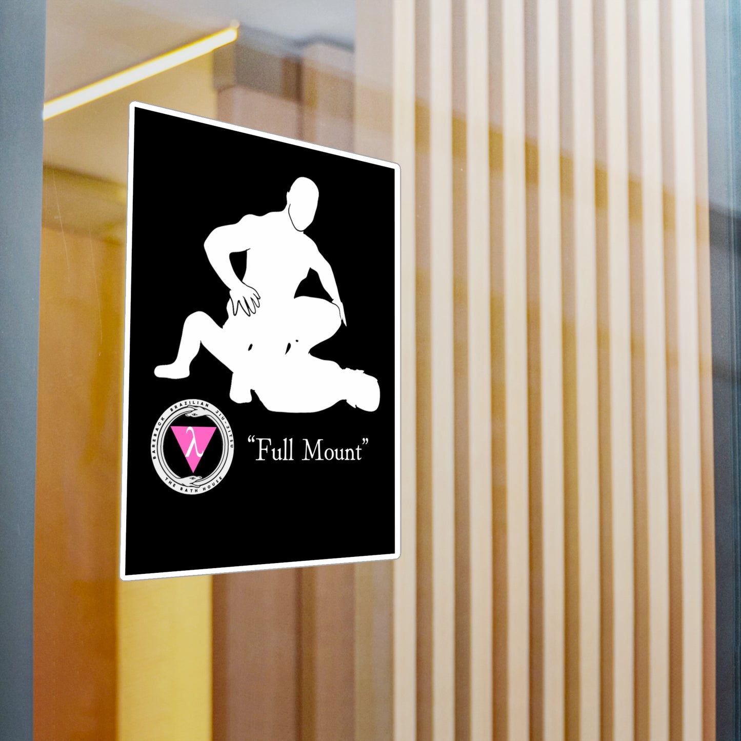 The Bath House BBBJJ "Full Mount" Kiss-Cut Vinyl Decal