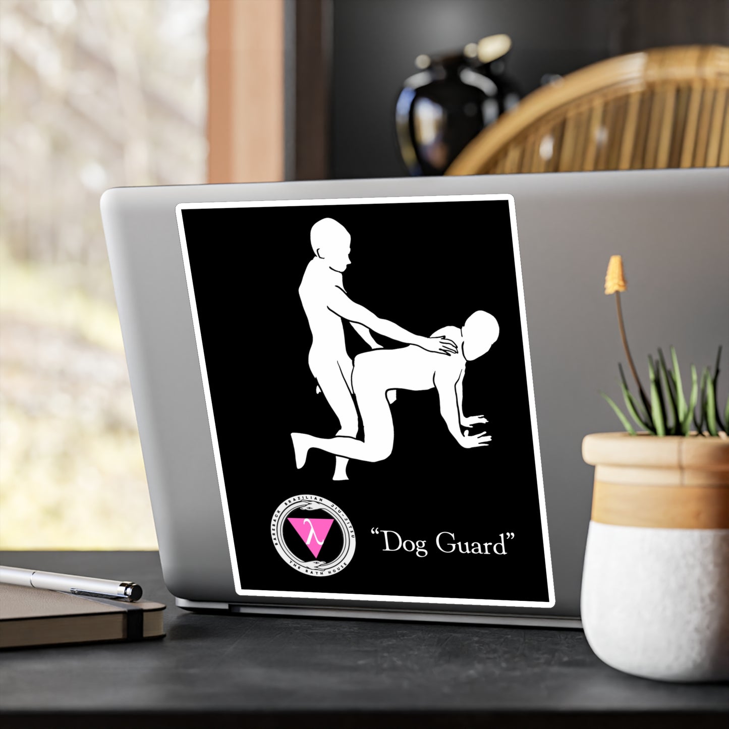 The Bath House BBBJJ "Dog Guard" Kiss-Cut Vinyl Decal