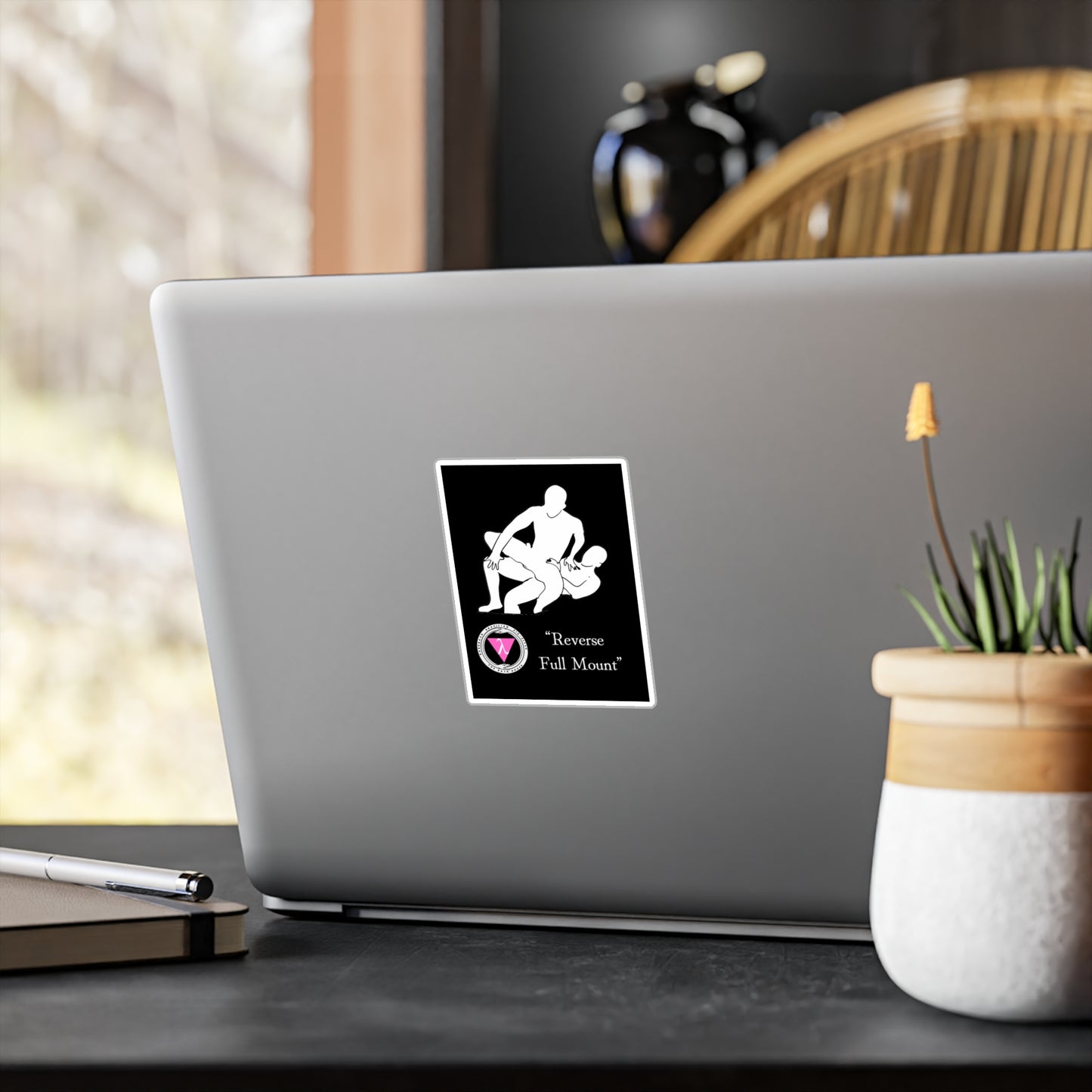 The Bath House BBBJJ "Reverse Full Mount" Kiss-Cut Vinyl Decal