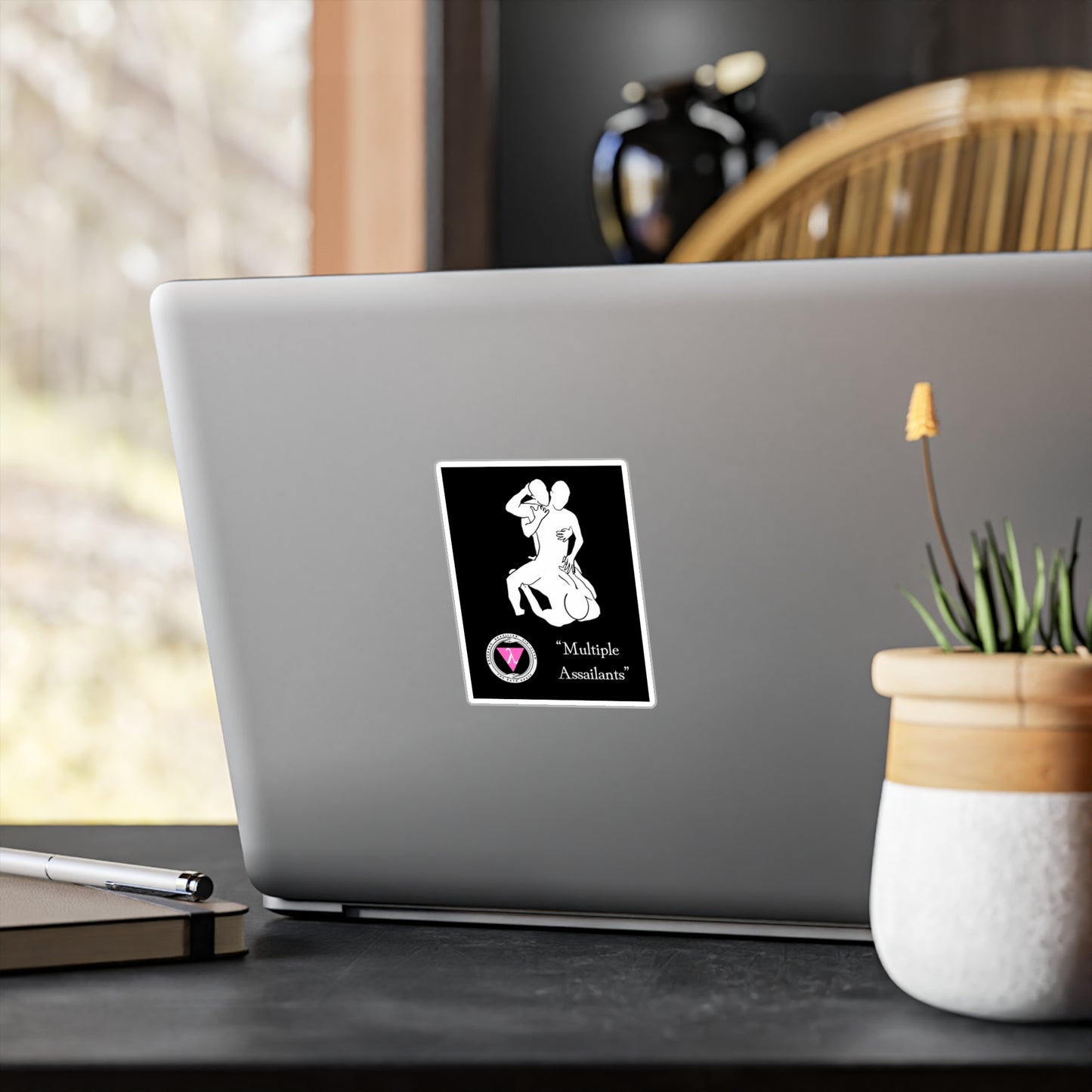 The Bath House BBBJJ "Multiple Assailants" Kiss-Cut Vinyl Decal
