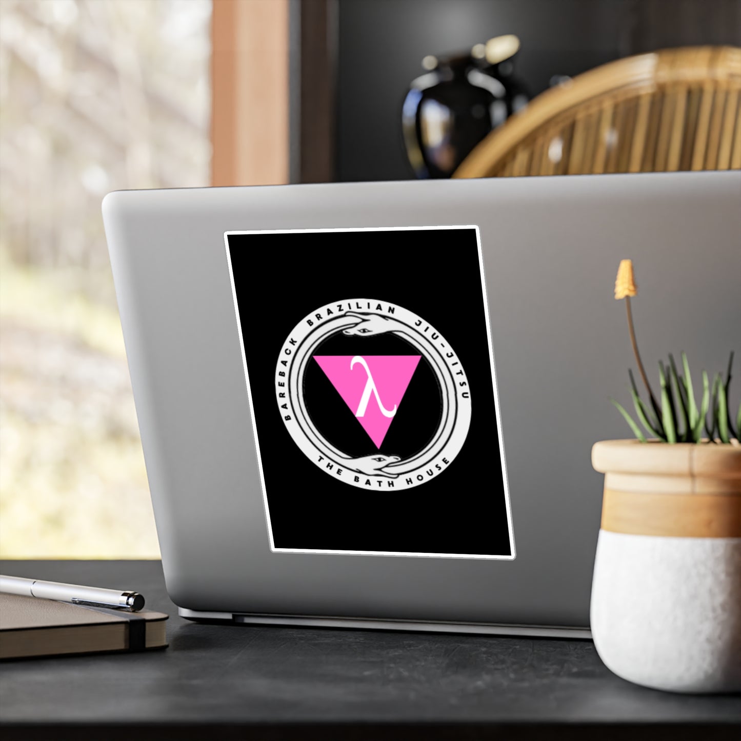The Bath House BBBJJ Logo Kiss-Cut Vinyl Decal