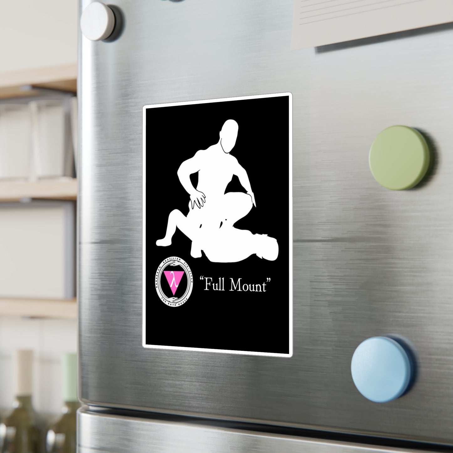 The Bath House BBBJJ "Full Mount" Kiss-Cut Vinyl Decal