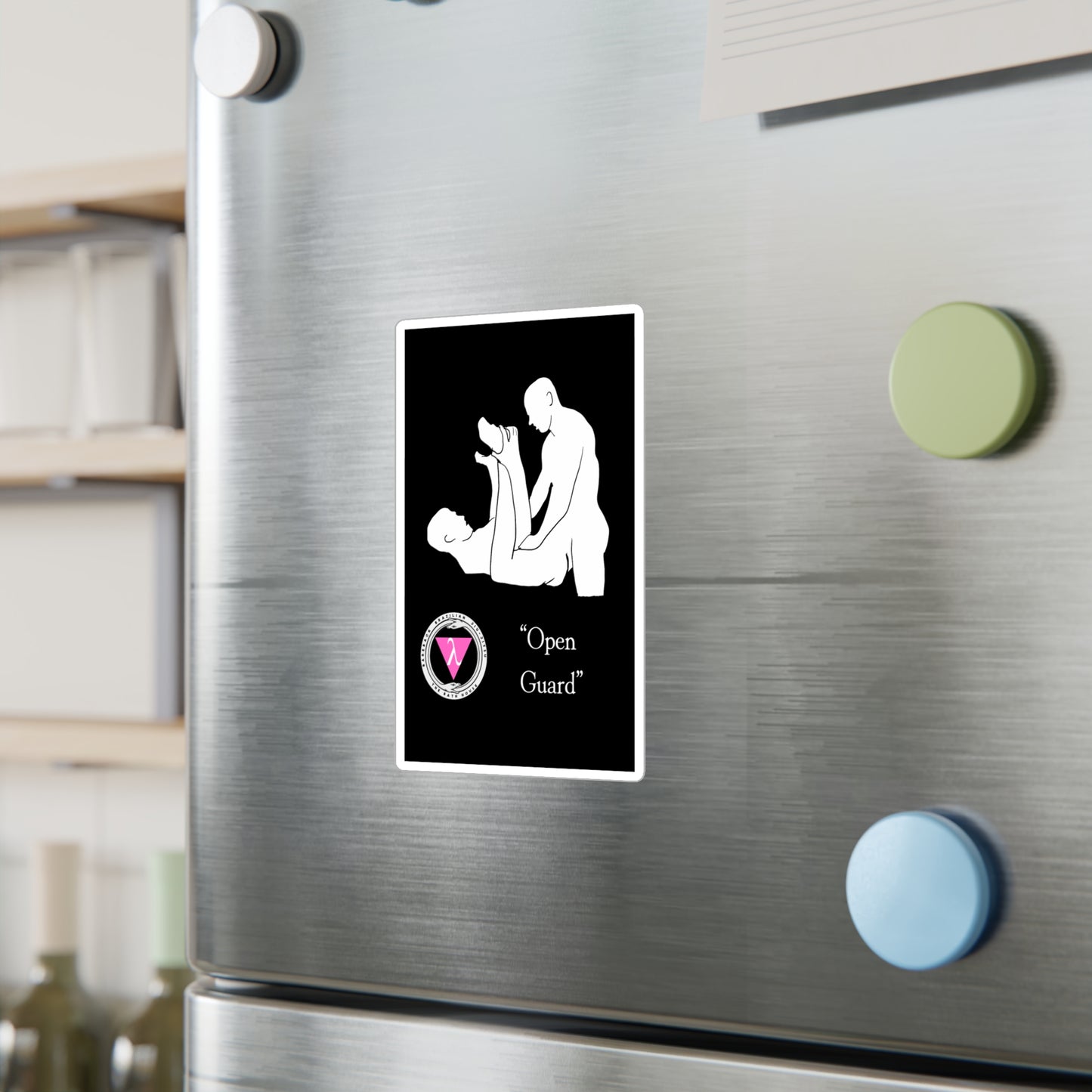 The Bath House BBBJJ "Open Guard" Kiss-Cut Vinyl Decal