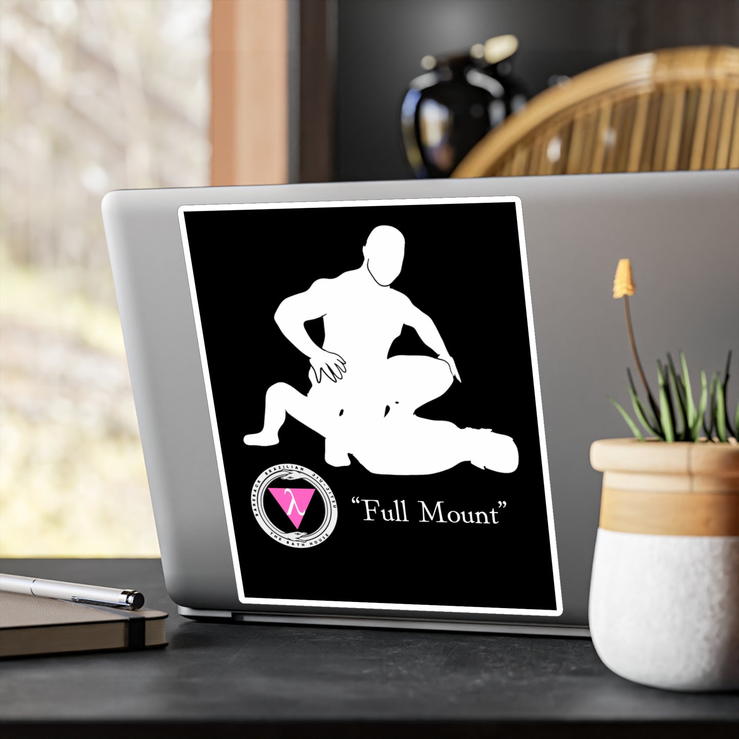 The Bath House BBBJJ "Full Mount" Kiss-Cut Vinyl Decal