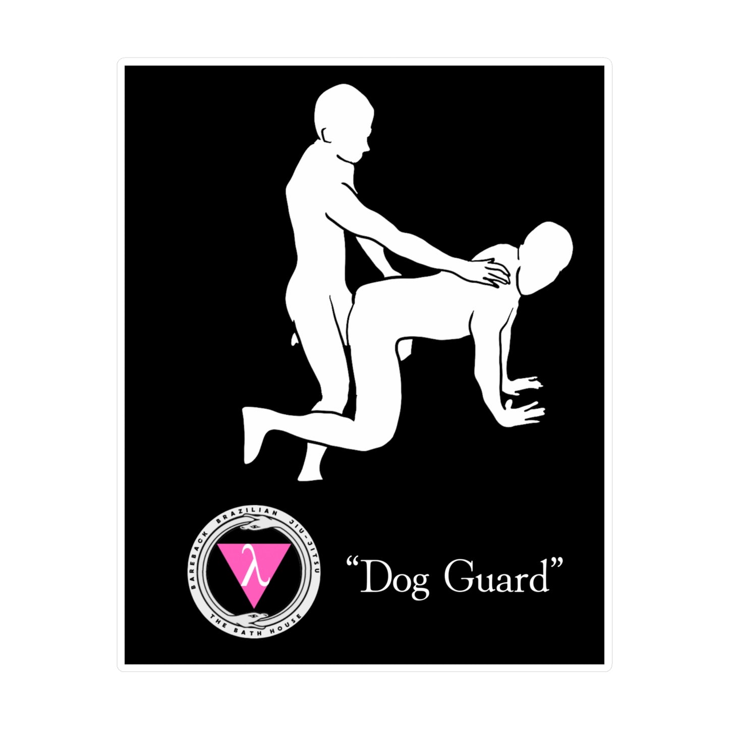 The Bath House BBBJJ "Dog Guard" Kiss-Cut Vinyl Decal