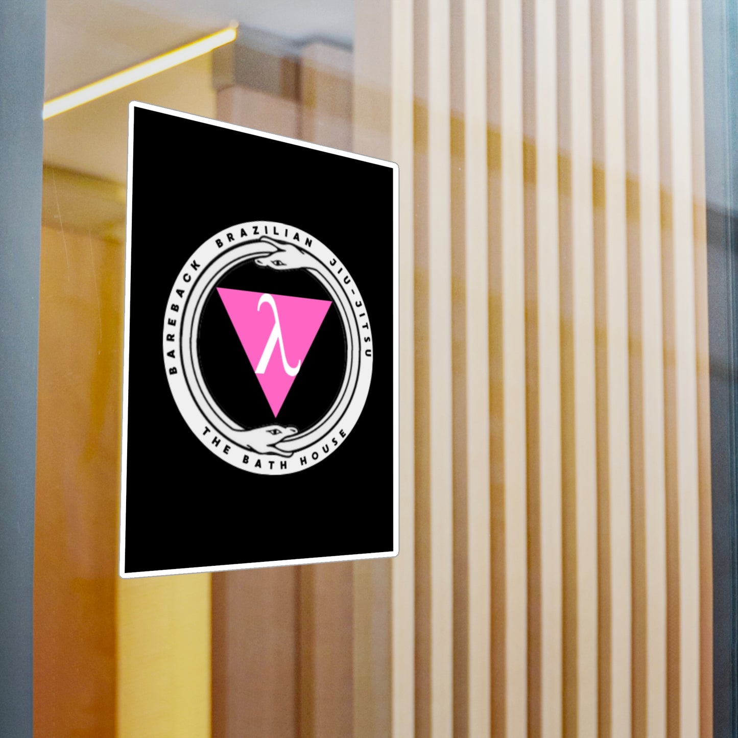 The Bath House BBBJJ Logo Kiss-Cut Vinyl Decal