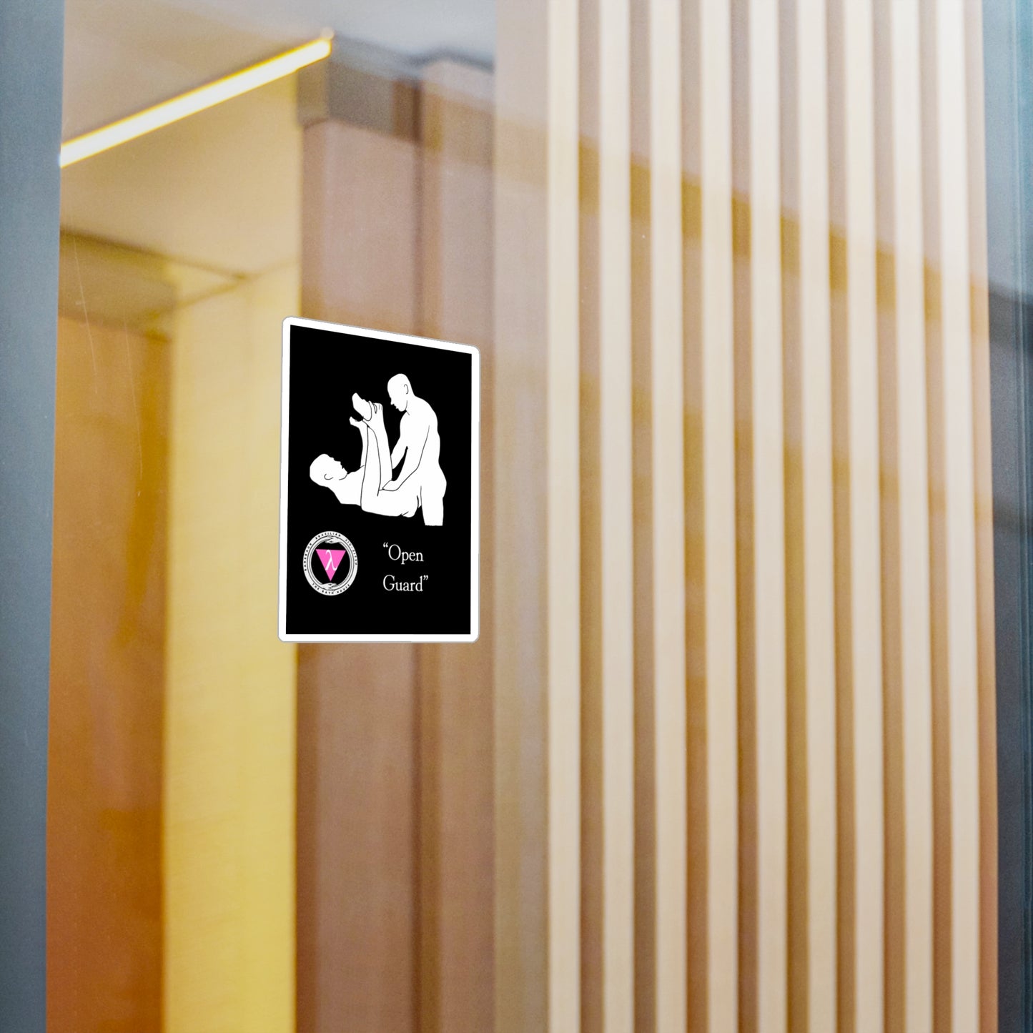 The Bath House BBBJJ "Open Guard" Kiss-Cut Vinyl Decal
