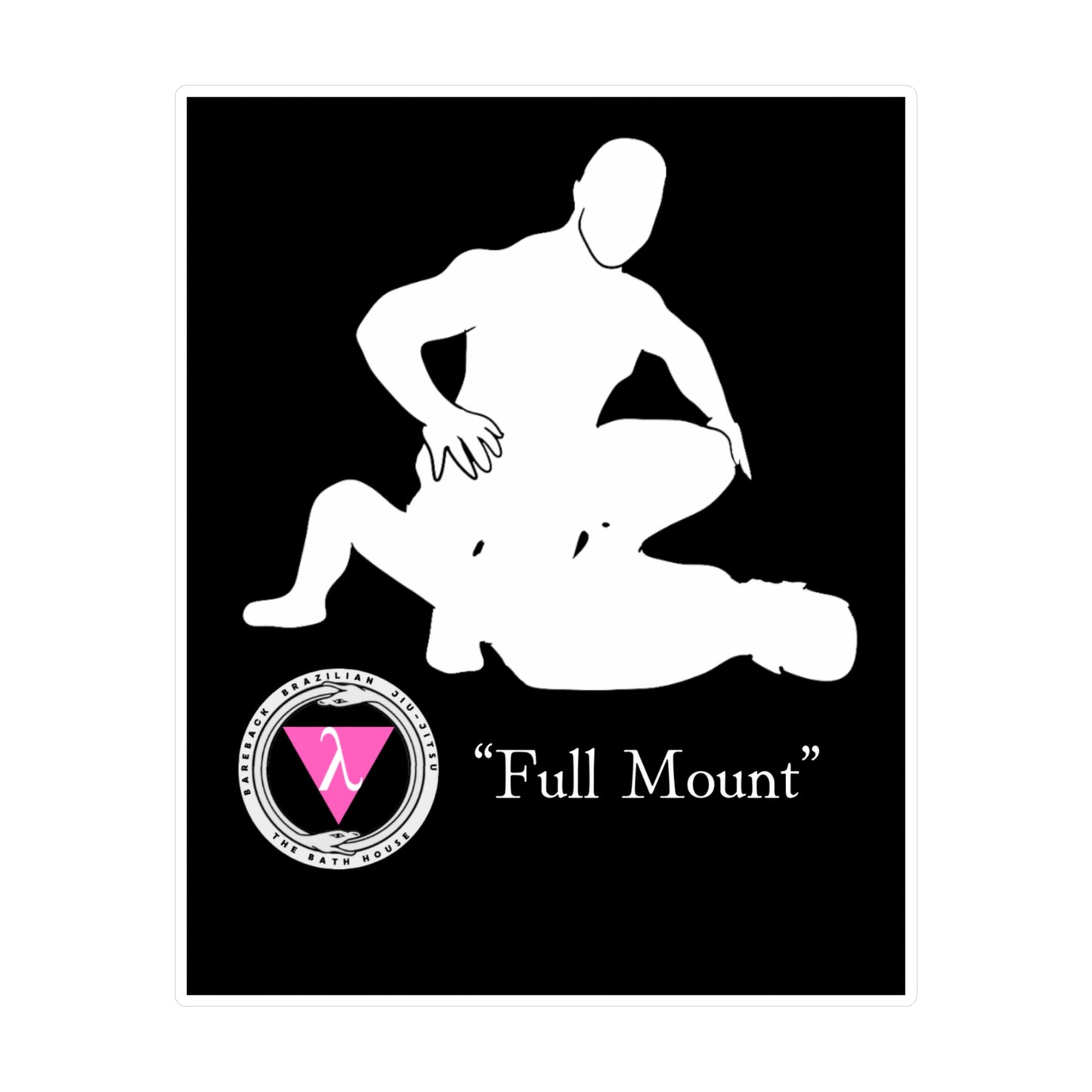 The Bath House BBBJJ "Full Mount" Kiss-Cut Vinyl Decal