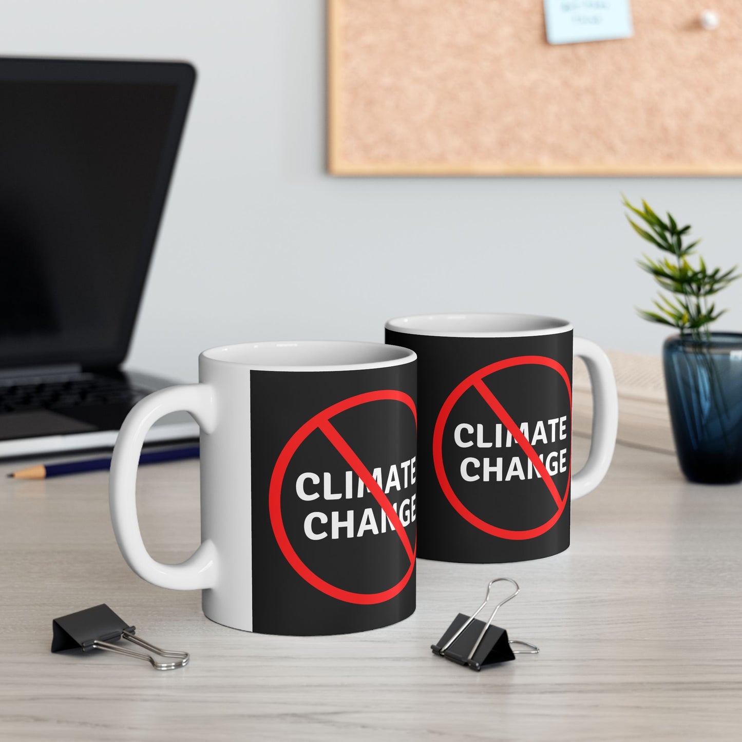 No Climate Change Mug