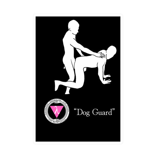 The Bath House BBBJJ "Dog Guard" Kiss-Cut Vinyl Decal