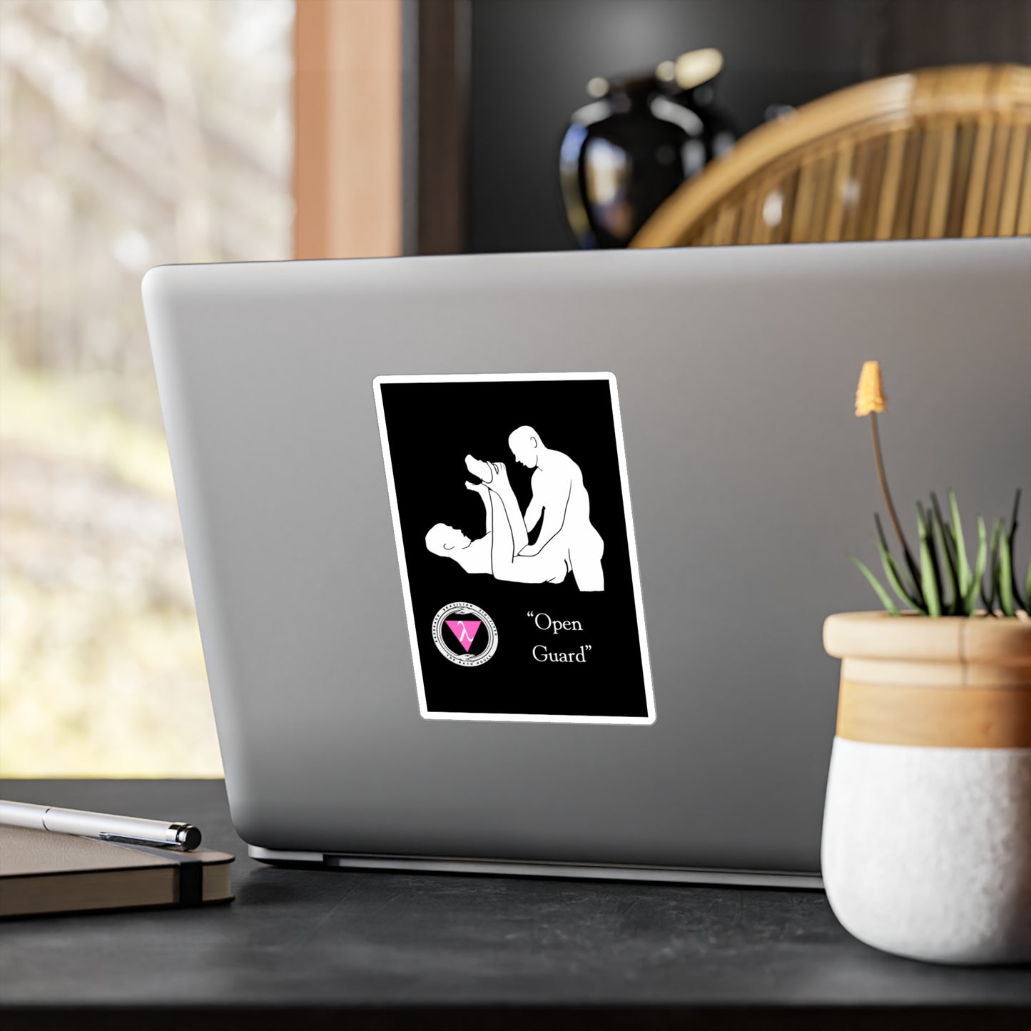 The Bath House BBBJJ "Open Guard" Kiss-Cut Vinyl Decal