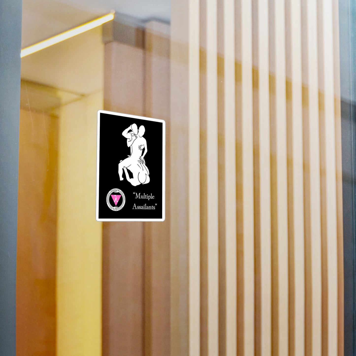 The Bath House BBBJJ "Multiple Assailants" Kiss-Cut Vinyl Decal