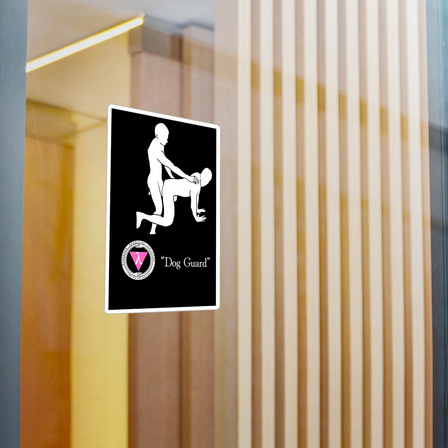 The Bath House BBBJJ "Dog Guard" Kiss-Cut Vinyl Decal