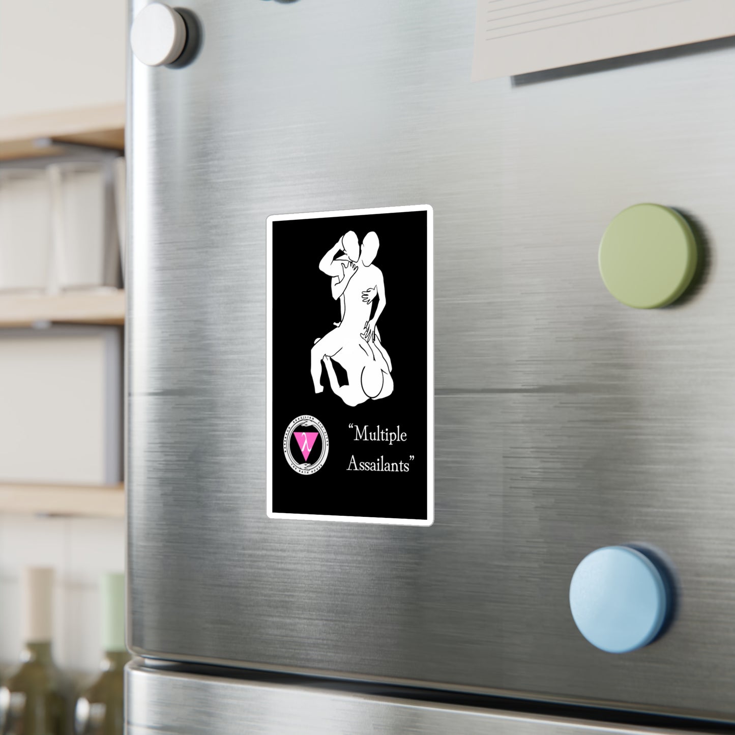 The Bath House BBBJJ "Multiple Assailants" Kiss-Cut Vinyl Decal
