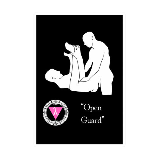 The Bath House BBBJJ "Open Guard" Kiss-Cut Vinyl Decal