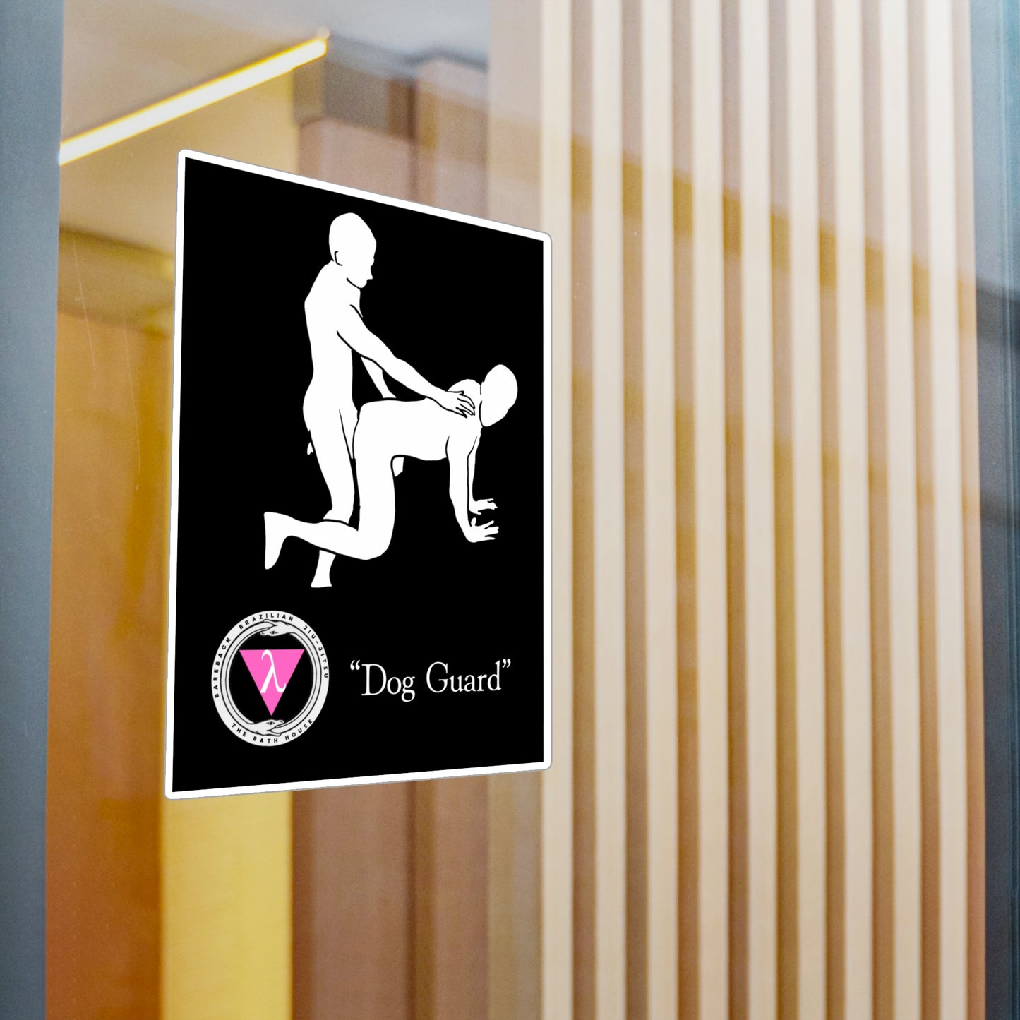 The Bath House BBBJJ "Dog Guard" Kiss-Cut Vinyl Decal